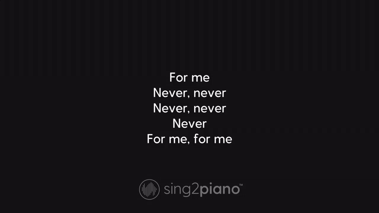 [-6 dt] The Greatest Showman | Loren Allred - Never Enough (Karaoke Piano ; Contralto)