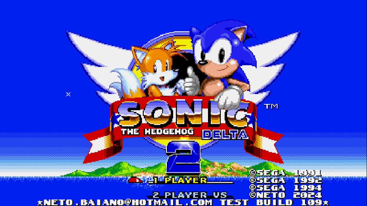 Sonic 2 Delta Ultimate (Initial Release) ✪ Full Game Playthrough (1080p/60fps)