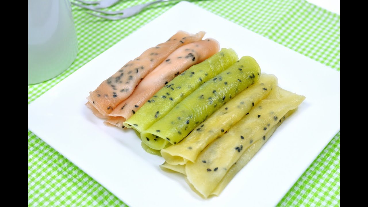 Thai Fresh Rolled Wafer (Thai Dessert) - Tong Muan Sod ทองม้วนสด