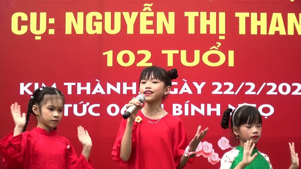 Mừng thọ cụ Nguyễn Thị Thanh 102 tuổi
