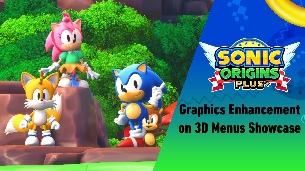 Sonic Origins (PC) - Graphics Enhancement on 3D Menus Showcase