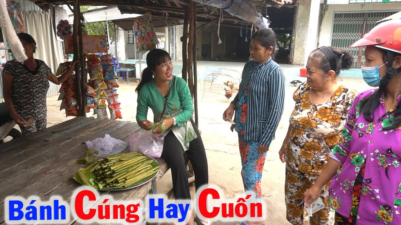 Bán Bánh Cúng hay Bánh Cuốn, Vừa Đội Mâm Bánh Ra thì Bà Con Cô Bác Mua Hết Sạch - Tập 73
