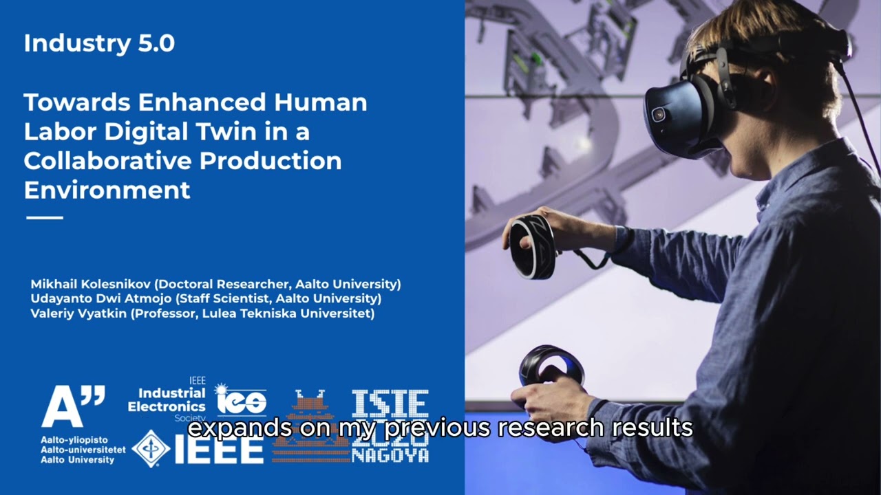 IEEE IES ISIE 2026 Winner - Industry 5.0 - Human-Centric Production Environment Digital Twin