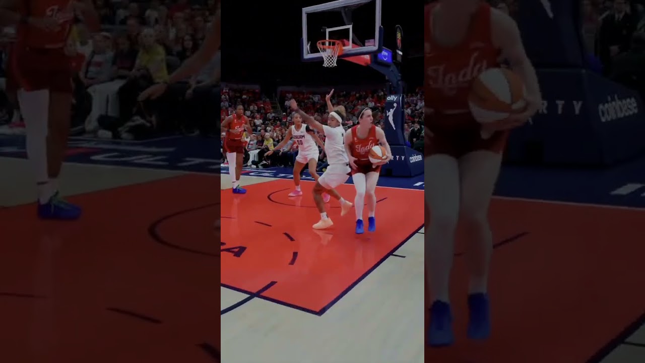 POV: You're On The Court When Caitlin Clark Hits 'Em With A Spin Move 🤯