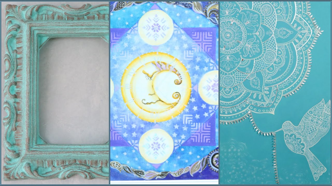ManosalaObraTv 2018 Programa 50 - Patinas - Zen Tangle - Mixed Media