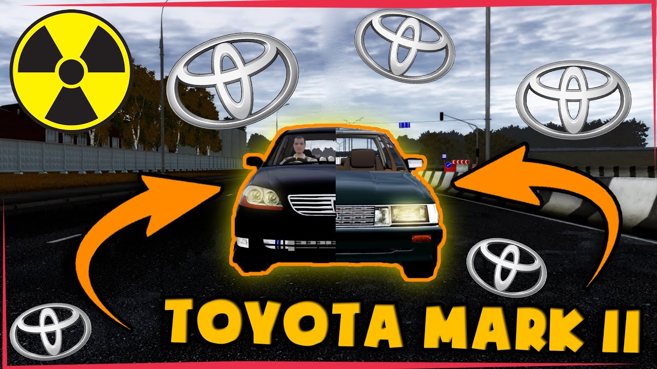 Сравнение в City Car Driving // Toyota Mark 2 (1985/2004)