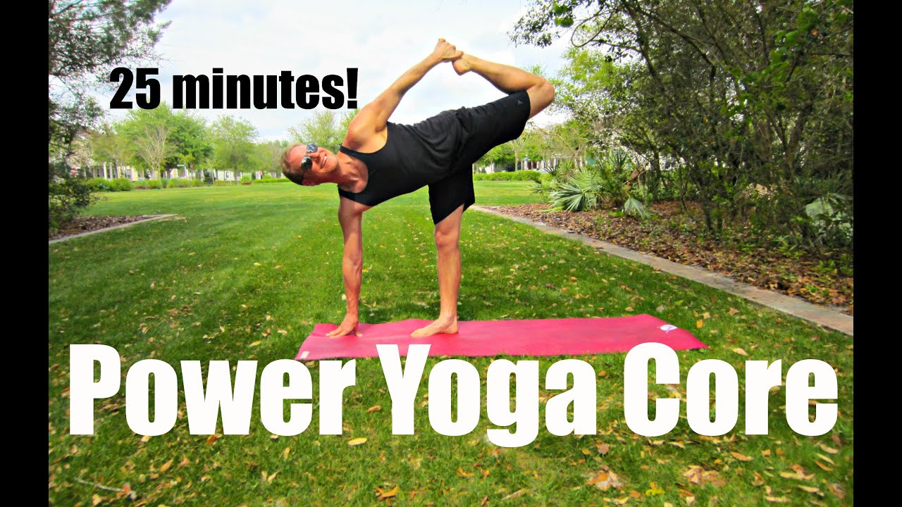 25 minute Power Yoga Core Workout - Sean Vigue