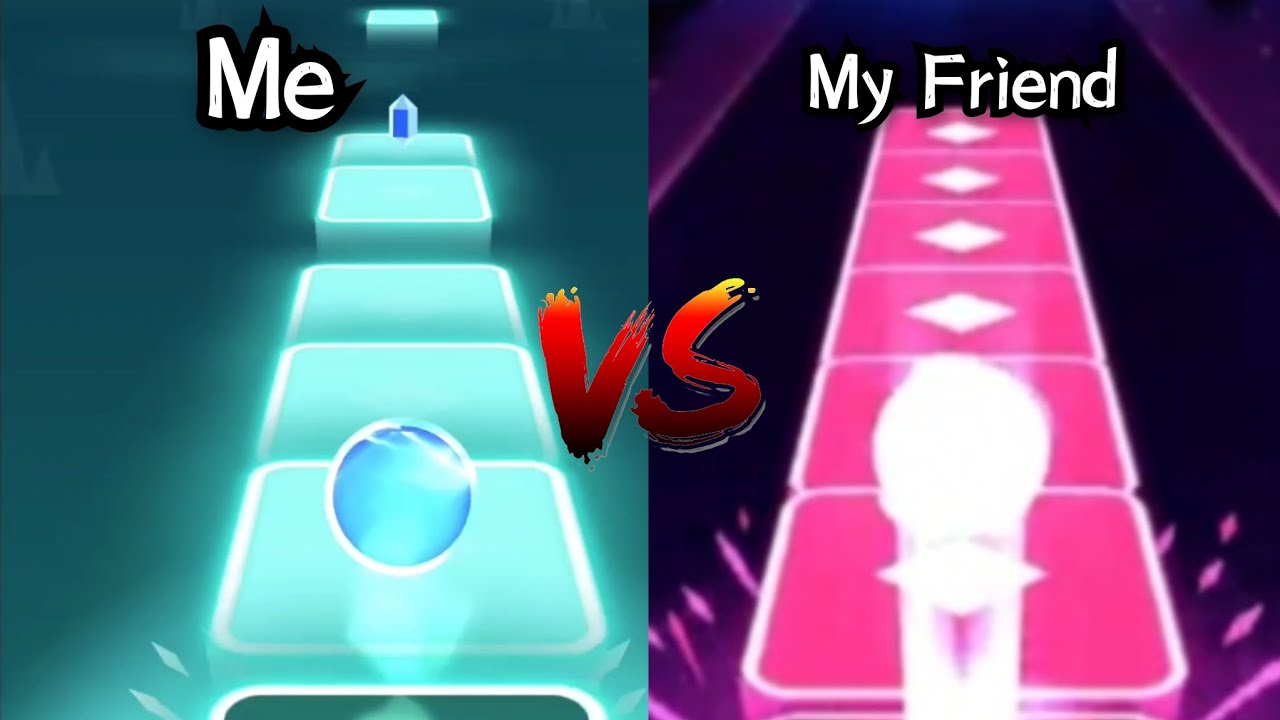 Me VS My Friend | Christmas Elf's Song | Tiles Hop