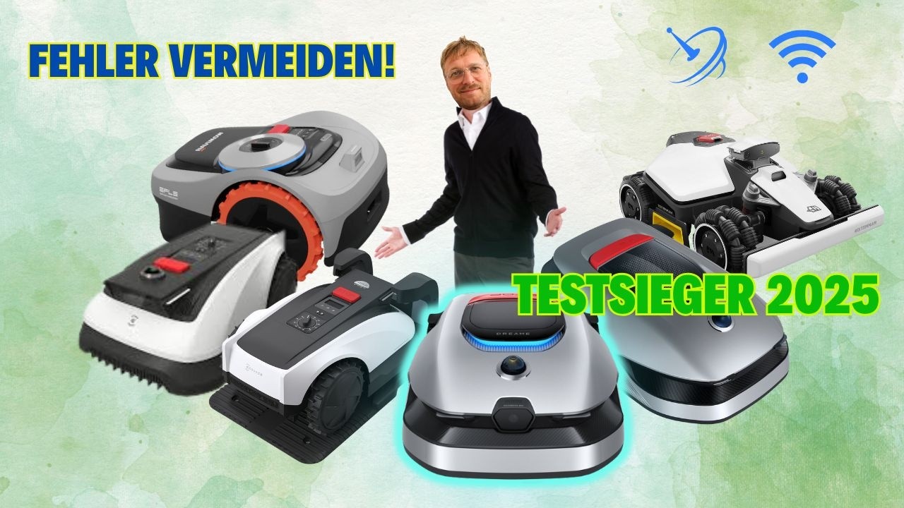 Sieh das, bevor du 2025 einen M&auml;hroboter kaufst &ndash; Die besten Modelle im Test!