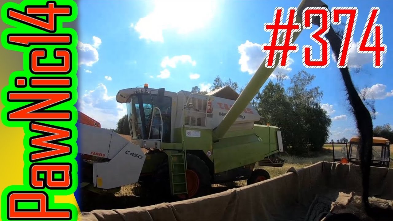Koszenie rzepaku z Claas Medion 310 - Życie zwyczajnego rolnika #374