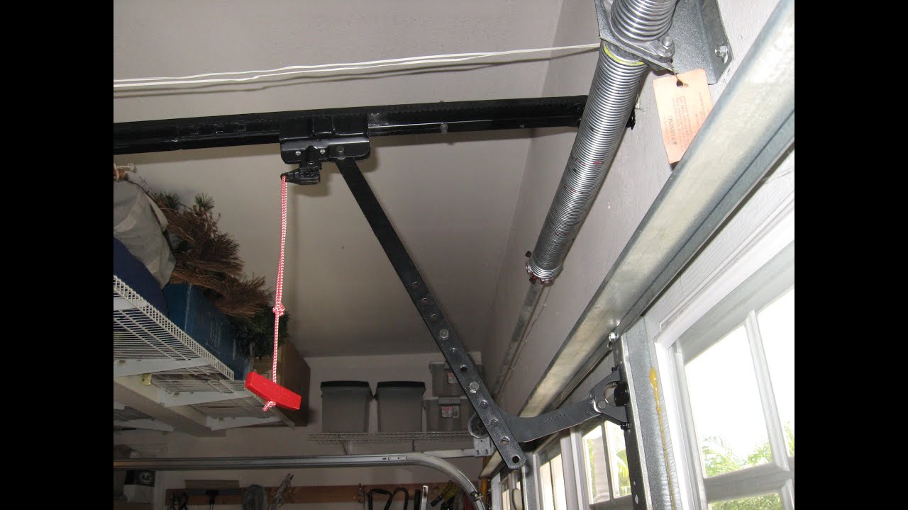 Home maintenance garage door tune up by froggy noise squeak clunk