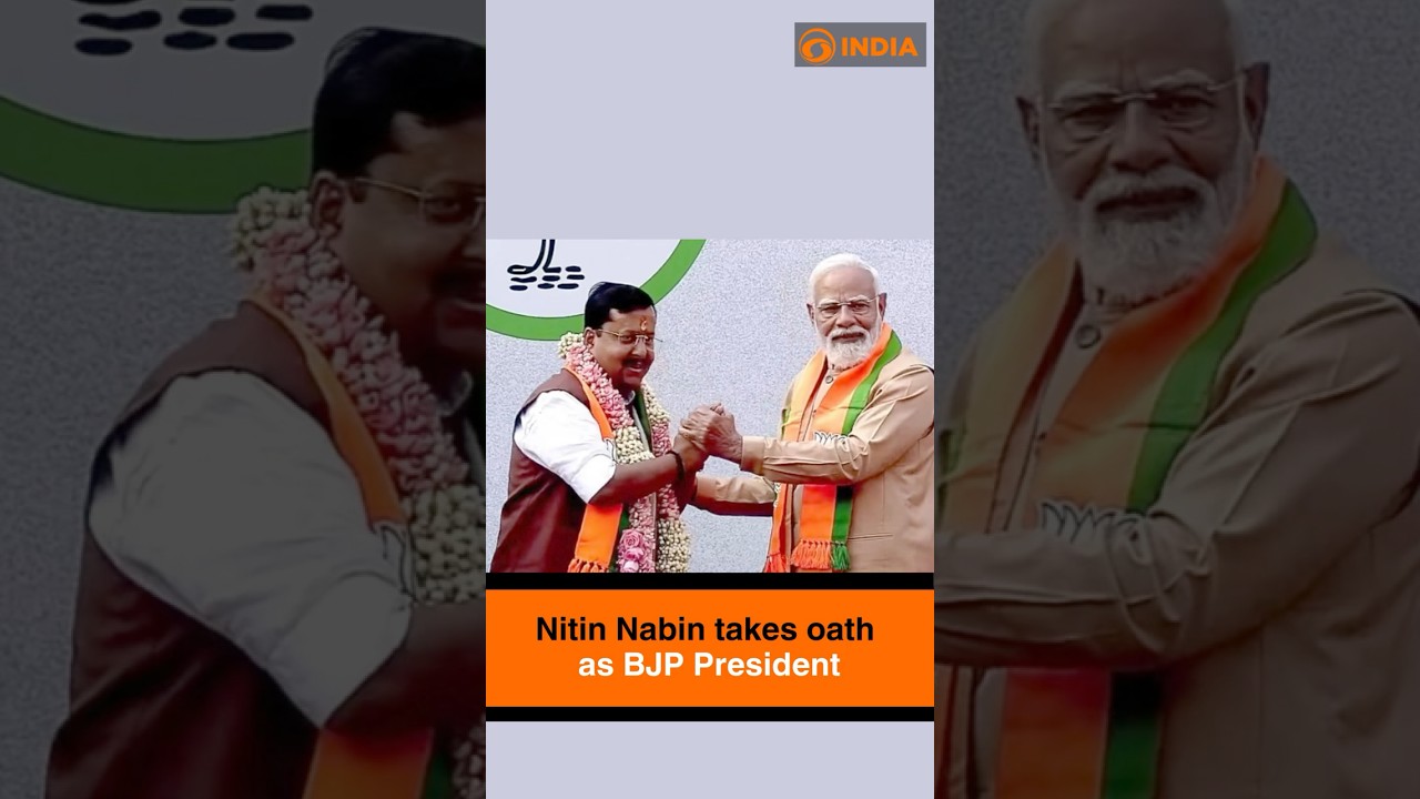 Nitin Nabin takes oath as BJP President