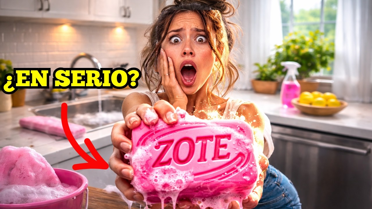 Limpié toda mi casa con una sola barra de Jabón Zote y esto pasó