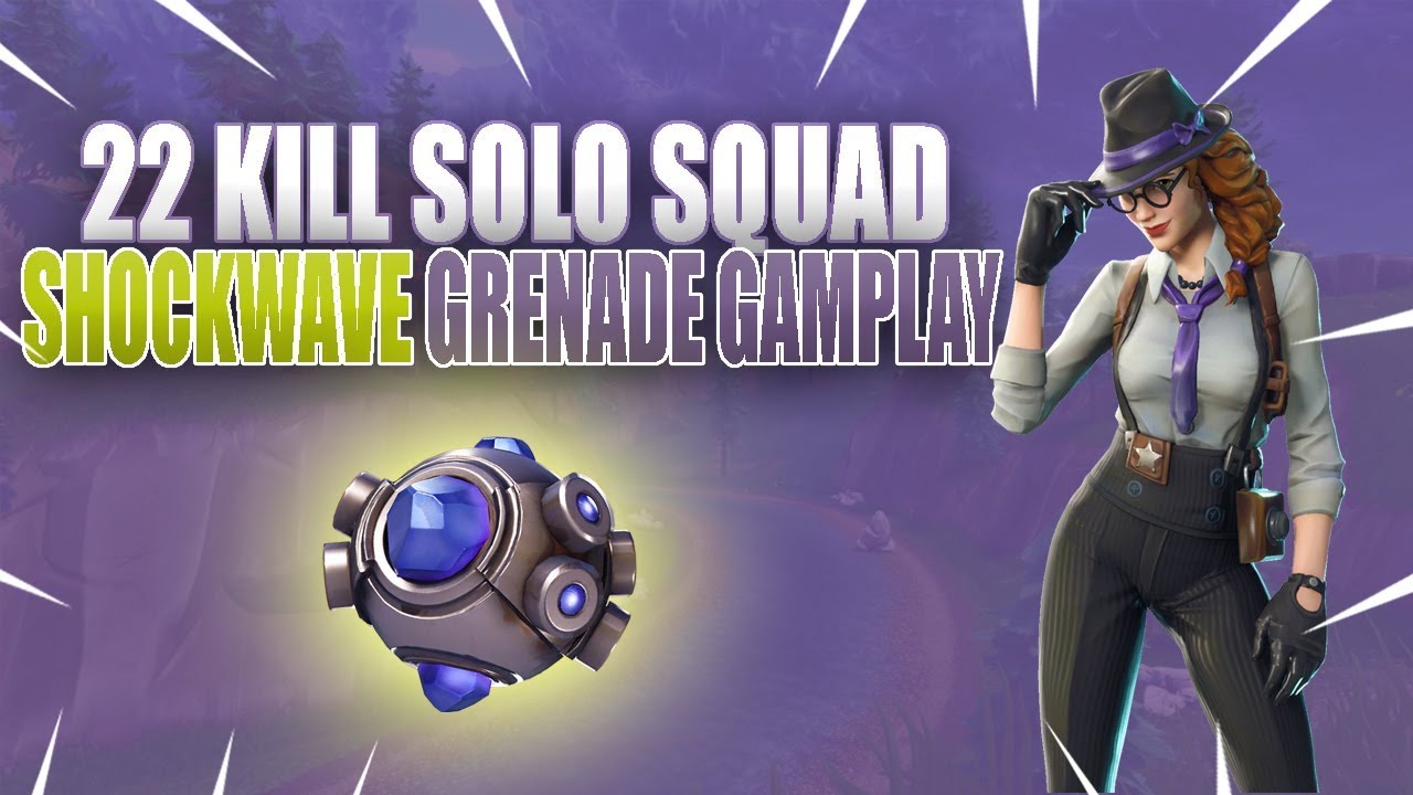 Pro Player with SHOCKWAVE GRENADE! 22 Kill Solo Squad - coL Hogman