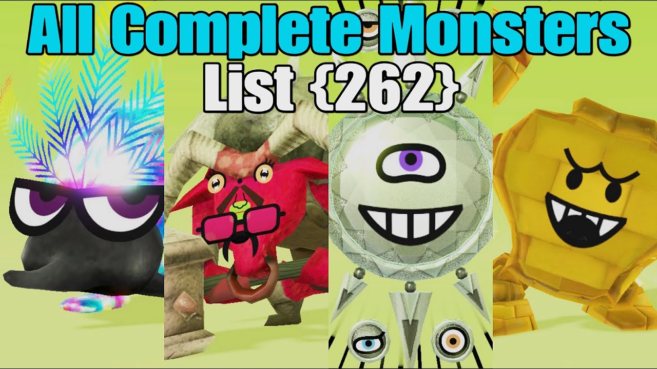 Miitopia - All Monsters List 