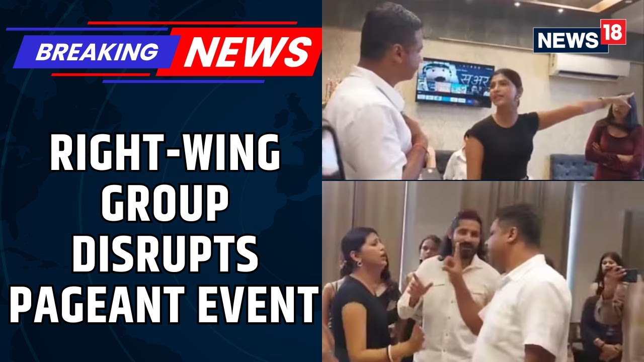 Uttarakhand: Right-Wing Group Disrupts Paegant Event, Heated Argument Breaks | BREAKING | News18