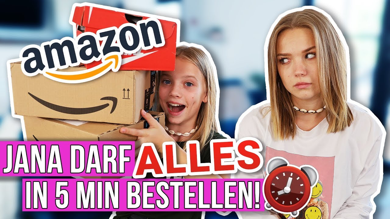 JANA DARF 5MIN ALLES BEI AMAZON BESTELLEN WAS SIE WILL 🥵(ich bin jetzt arm danke)