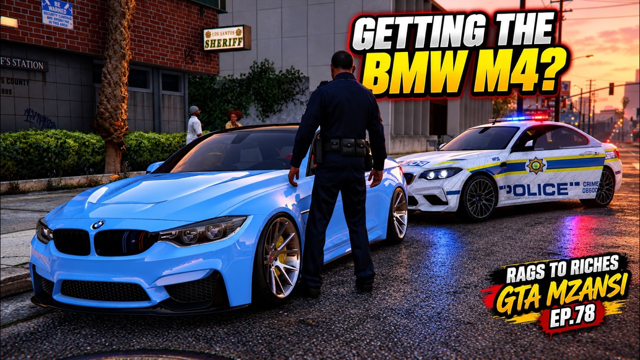 Покупаю BMW M4 своей МЕЧТЫ! 💙🔥 | Из грязи в князи | GTA Mzansi &mdash; Эп. 78