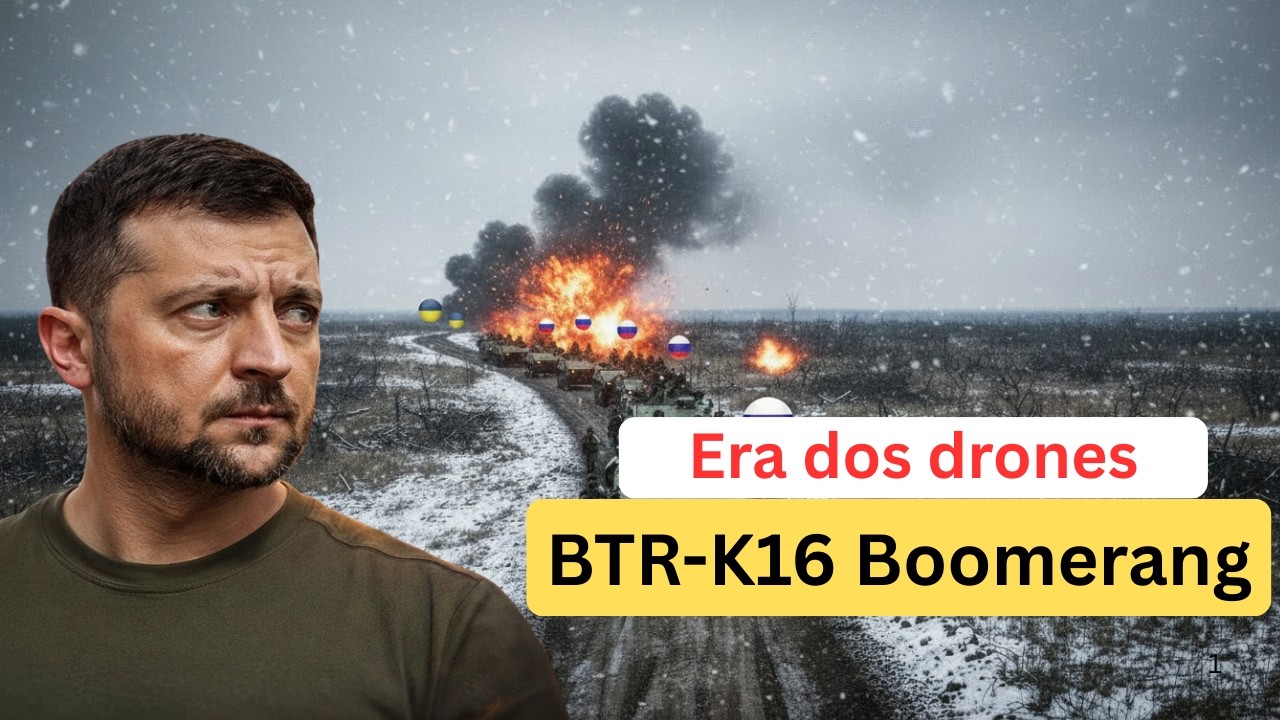 O BTR-K16 Boomerang da Rússia no Campo de Batalha Ucraniano: Eficaz na Era dos Drones ou Vulnerável?