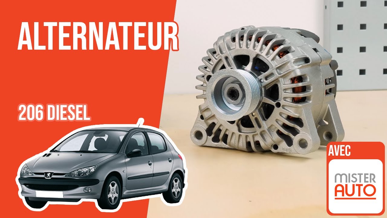 Changer l'alternateur Peugeot 206 1.4 HDI 🛢
