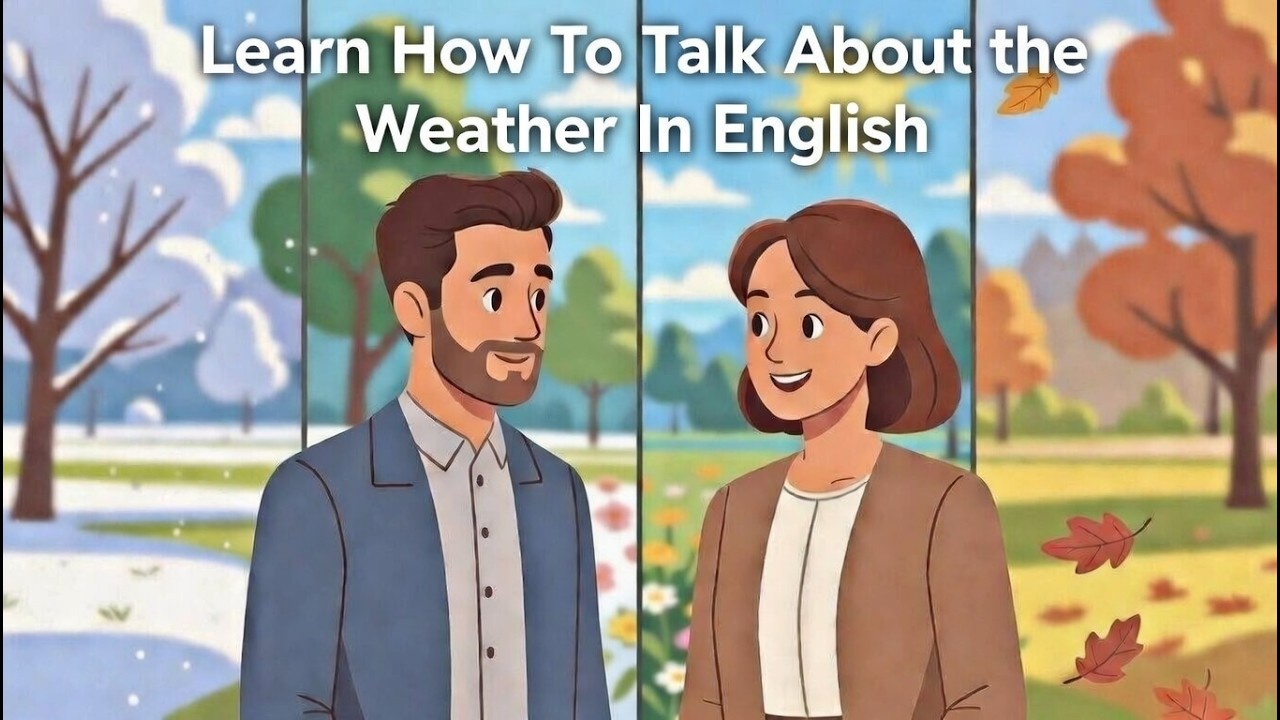 How to Talk About The weather in English  Talking About the Weather in English with Adam and Sarah