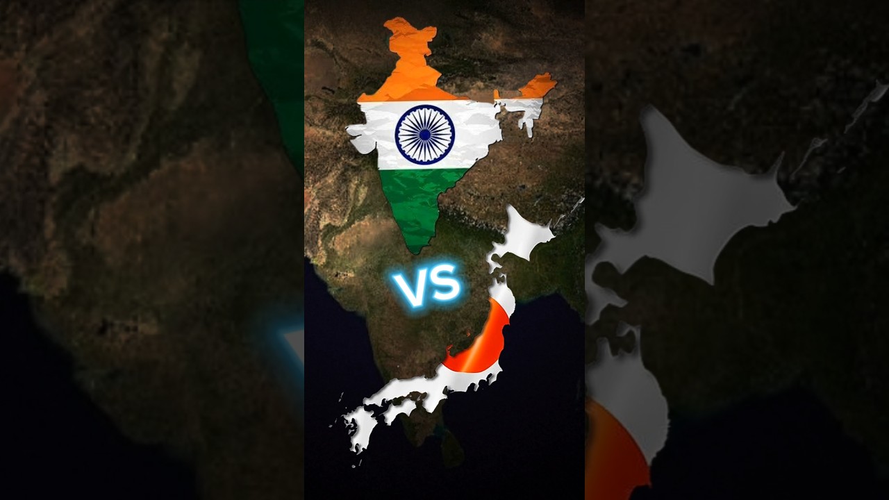 India 🇮🇳 VS japan 🇯🇵 #india #comparisonvideo #shorts