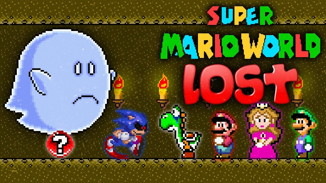 Super Mario World: Lost (Creepypasta Game) ~ Full Gameplay 4K60FPS!