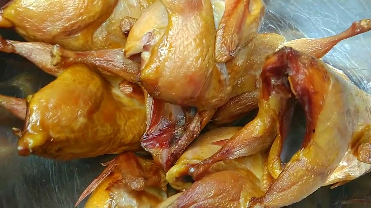 ПЕРЕПЕЛА горячего копчения в коптильне ХАККА