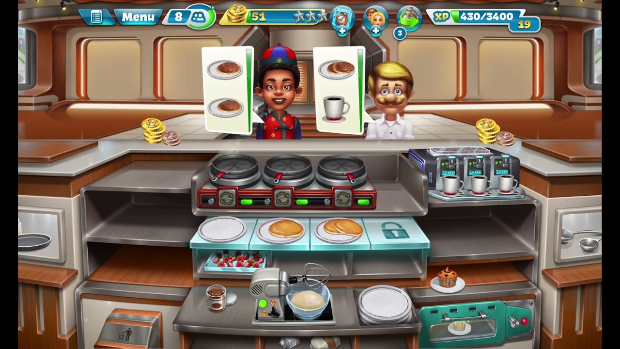 Level 12 in my Pancake  restaurant 😋 😋😋🥞🥞