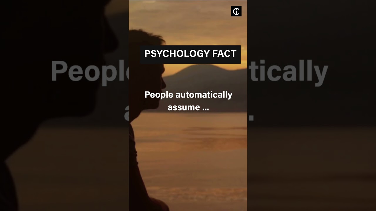 Psychology Fact. People automatically assume this! #shorts #psychology #truth