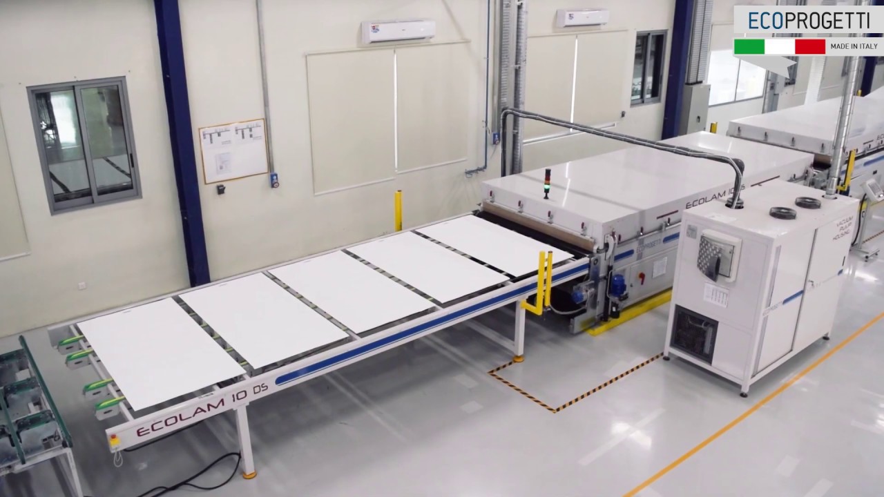 ECOLAM 10DS Fully Automatic Electric Laminator for PV panels