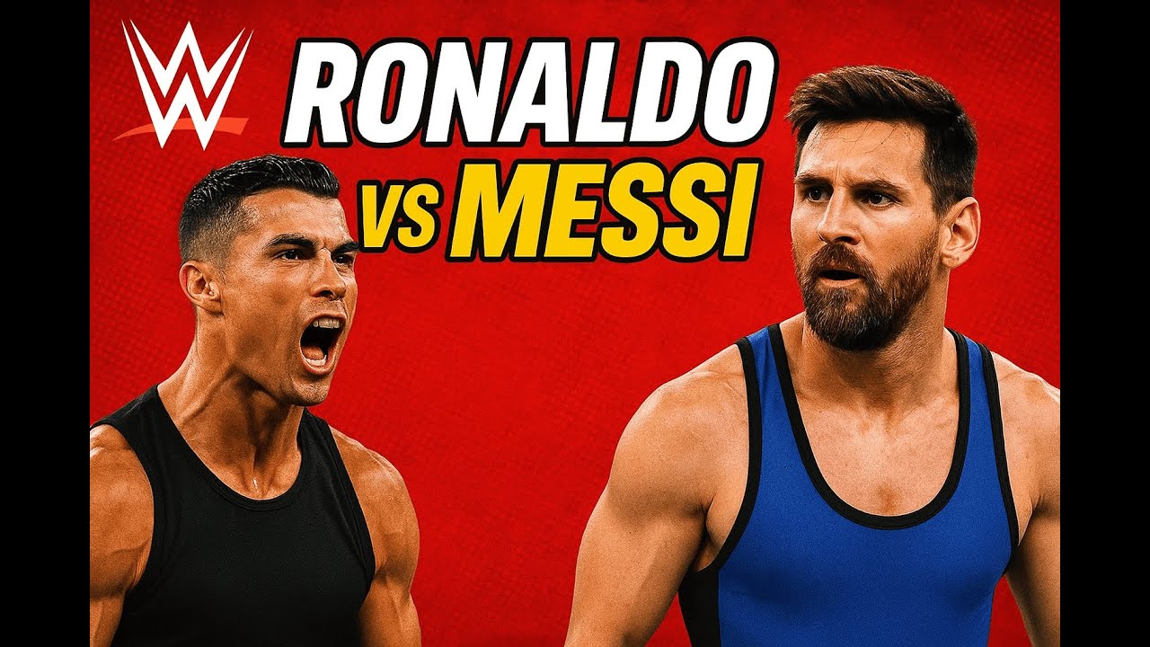 Ronaldo vs Messi in WWE | Ai Wrestling