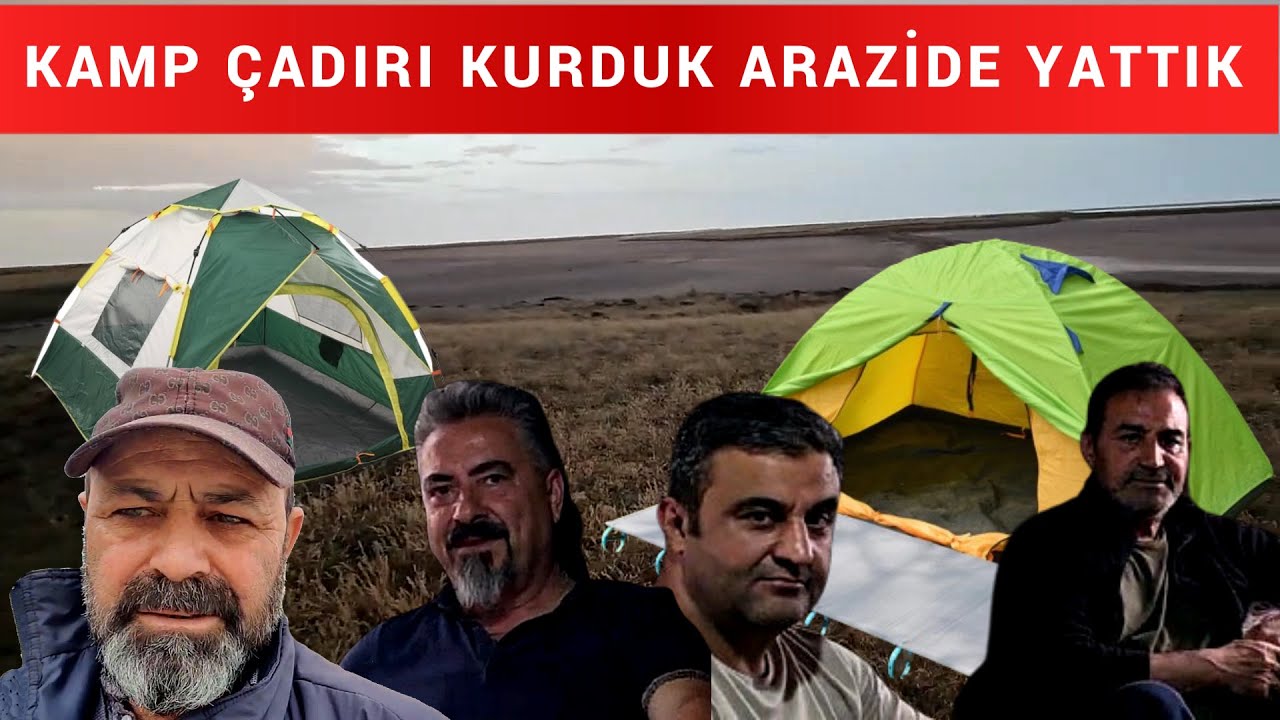 TUZ GÖLÜ'NDE KAMP KURDUK