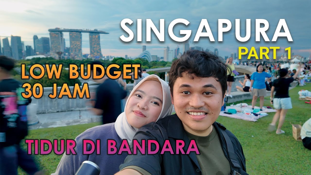 Tidur di bandara SINGAPURA⁉️ Travel Low budget 30 jam - Part 1