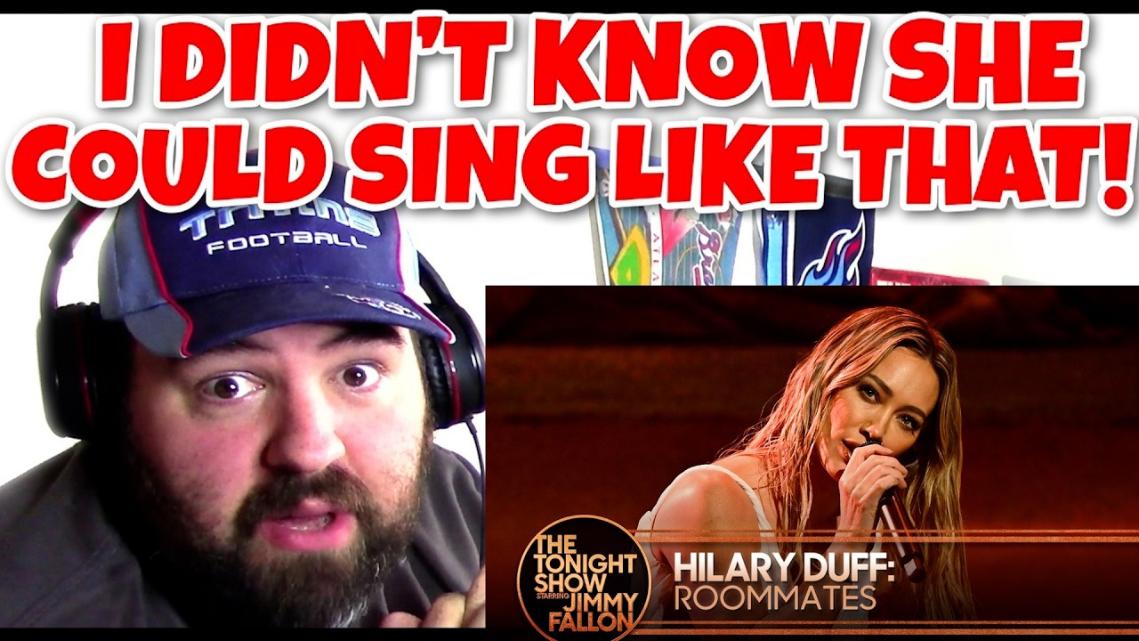 Vocalist first time reaction to Hilary Duff - Roommates (LIVE On Jimmy Fallon)