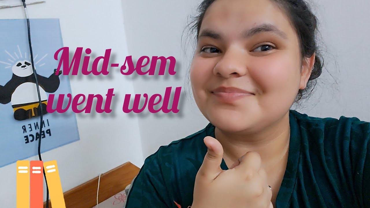 Finally… Exams Went Well 😭💛 | Midsem Vlog part2 | College Life🌸📚
