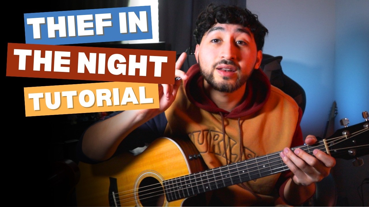 Thief in the night | Josiah Queen | Guitar tutorial