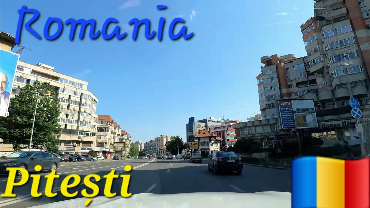 Driving in Pitesti Romania