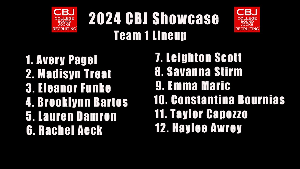 2024 CBJ Showcase Game 1