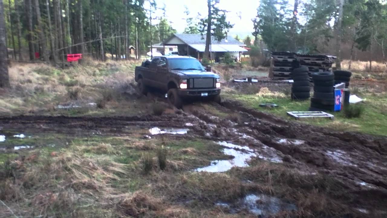 2008 F350 mudding