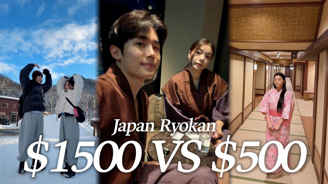 (ENG)삿포로 250만대 료칸은 어떨까?가격대별 비교해봤습니다.(+구독자 이벤트🎁)