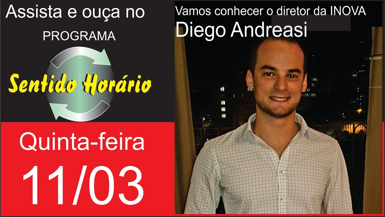 Vamos conhecer o diretor da INOVA Diego Andreasi