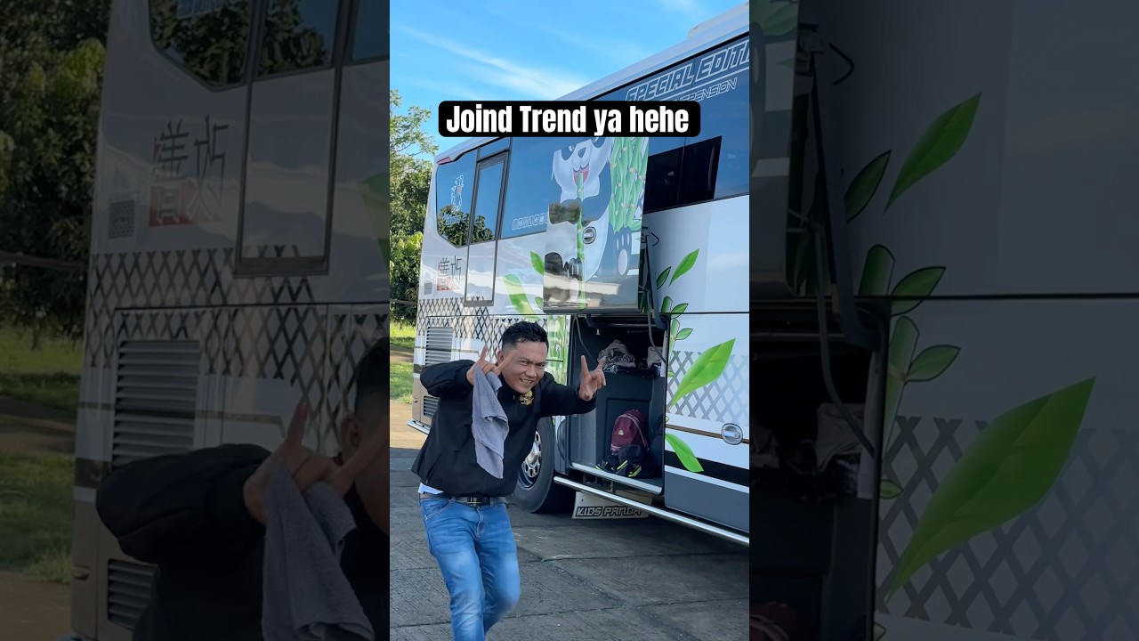 SOPIR BUS KIDS PANDA JOIN TREND #bus #kidspanda #shorts