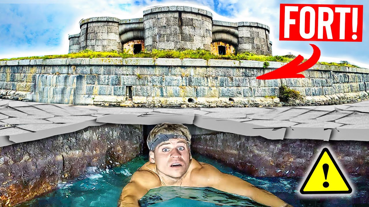 Wir schwimmen in GEFLUTETES MUNITIONSLAGER!🌊 | GEHEIME GÄNGE unter INSELFESTUNG entdeckt!