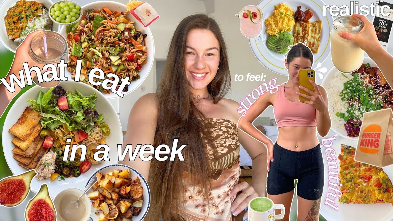 What I *ACTUALLY* Eat In A Week🍋 Break Negative Mindsets Around Food 👏🏻