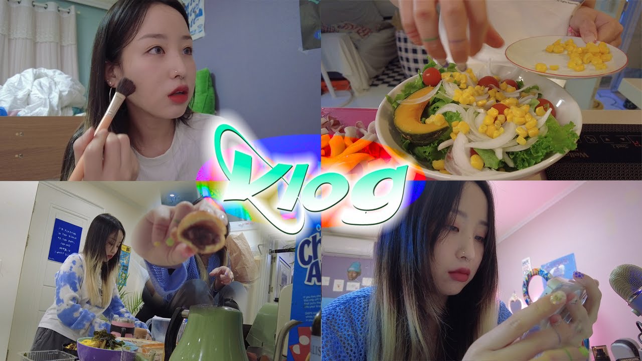 간장국수🍜새 네일💅🏻요즘 메이크업💄좋아하는 샐러드🥗다 있는 브이로그 ft.잉가