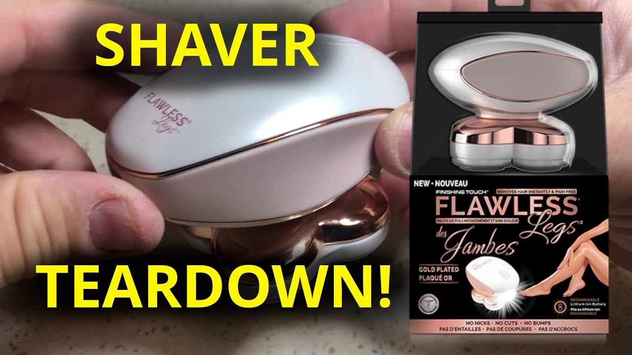 Teardown of FLAWLESS Legs Finishing Touch Women's Shaver Razor