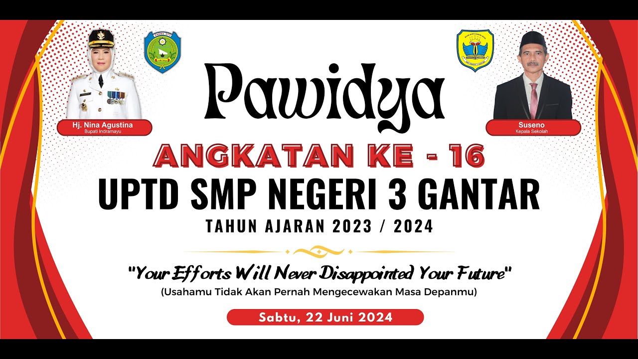 PAWIDYA ANGKATAN KE - 16 UPTD SMP NEGERI 3 GANTAR (PART 2)