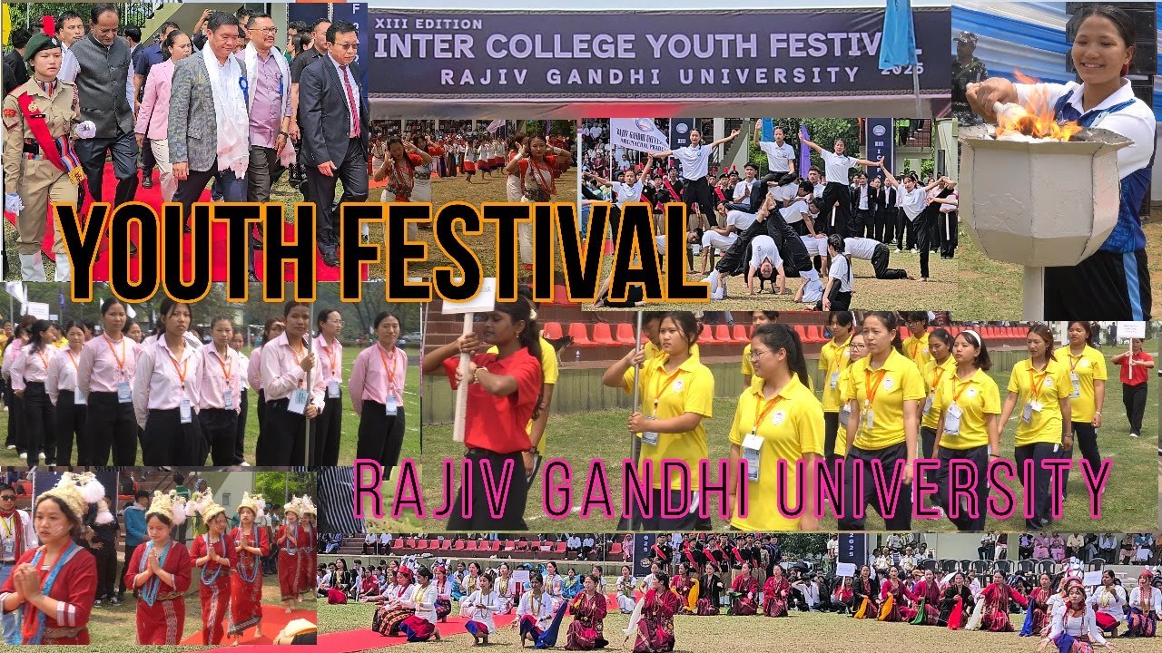 Inter College Youth Festival ICYF2025 | Inaugural Ceremony | Rajiv Gandhi University | RGU | Doimukh