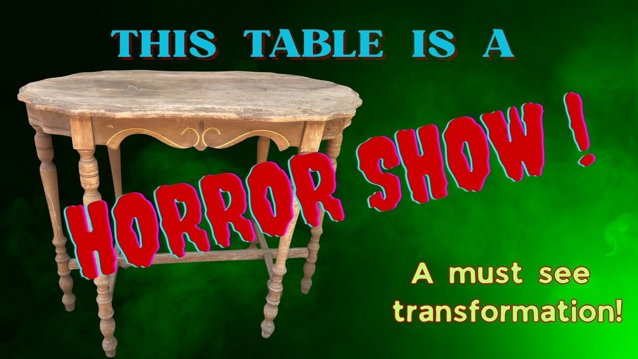 Refinishing A Tired & Abused Table | Starting from Square One! 